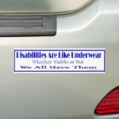 disrlikeunderwear autoaufkleber (Auf Auto)