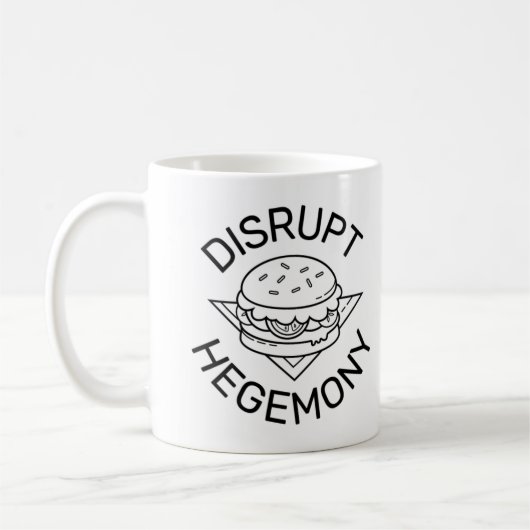Disrupte Hegemonie-Tasse Kaffeetasse (Links)