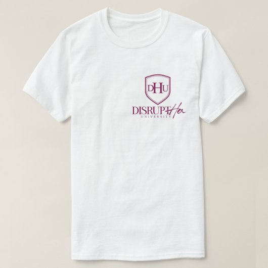 DisruptHER Universität T-Shirt (Design vorne)