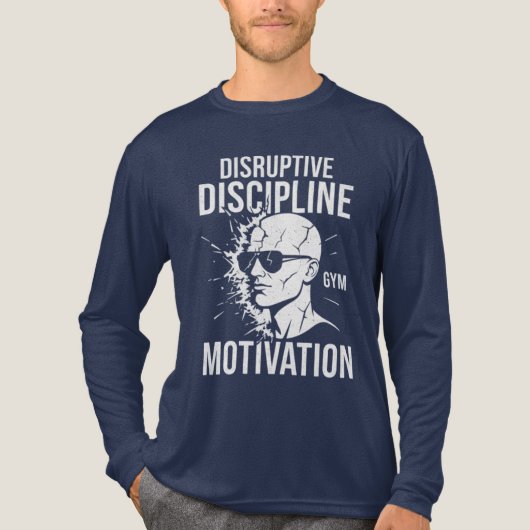 Disruptive Discipline: Hardcore Mindset Gym Tee (Vorderseite)