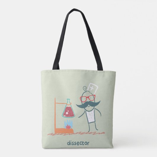 Dissector Scientist Tote Bag Tasche (Rückseite)