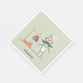 Dissector Scientists Napkins Serviette (Ecke)