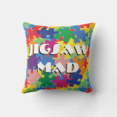 Dissektologe Jigsaw Puzzle Lover zusammengestellt Kissen (Rückseite)