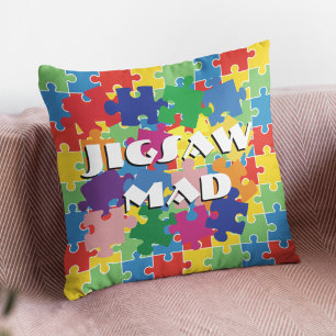 Dissektologe Jigsaw Puzzle Lover zusammengestellt Kissen