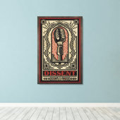 Dissenstarke Canvas Print Leinwanddruck (Insitu (Holzboden))