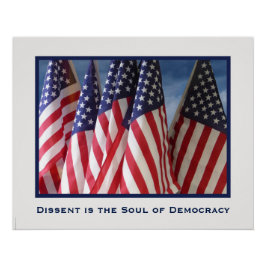 Dissent ist das Soul des "Demokratie-Poster 25" x  Poster