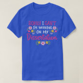 Dissertation Doktorand Doktortitel T-Shirt (Design vorne)