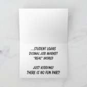 Dissertation Glückwunsch Karte (Innenseite)