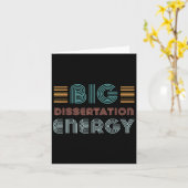 Dissertation Schreibthesis Defence Phd Doctoral C Karte (Gelbe Blume)