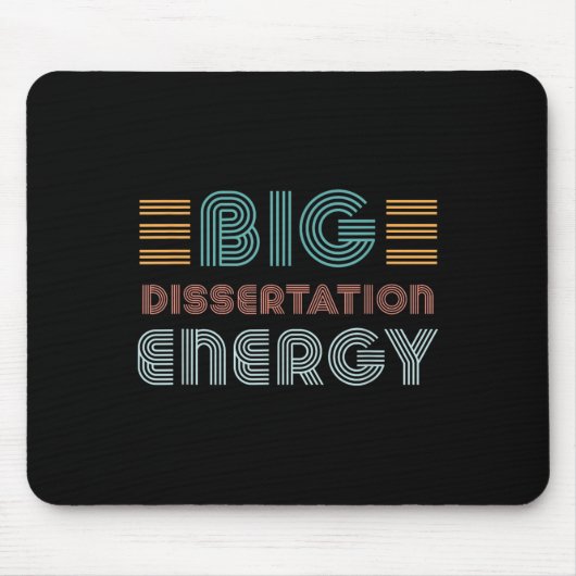 Dissertation Schreibthesis Defence Phd Doctoral C Mousepad (Vorne)