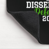 Dissertation verteidigt 2025 für Phd Edd Doctorate Mousepad (Ecke)