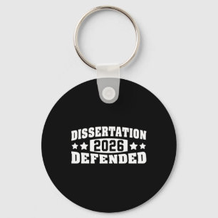 Dissertation verteidigt 2026 Phd Edd Doktortitel A Schlüsselanhänger