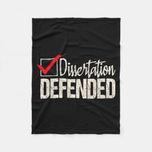 Dissertation verteidigt - Doktorand Dr. Fleecedecke