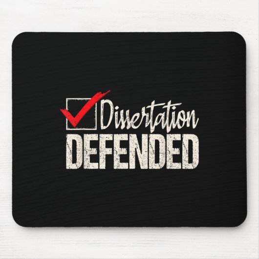 Dissertation verteidigt - Doktorand Dr. Mousepad (Vorne)