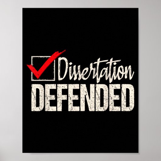 Dissertation verteidigt - Doktorand Dr. Poster (Vorne)