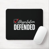 Dissertation verteidigt Phd Abschluss Funny Doctor Mousepad (Mit Mouse)
