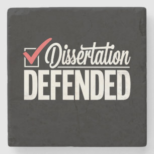 Dissertation verteidigt Promotion Doktorand Abschl Steinuntersetzer