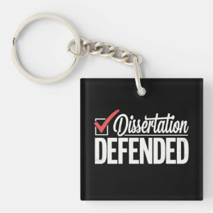 Dissertation verteidigt Promotion zum Doktor abges Schlüsselanhänger