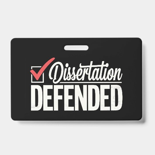 Dissertation verteidigter Doktortitel Abschluss Ausweis (Vorderseite)