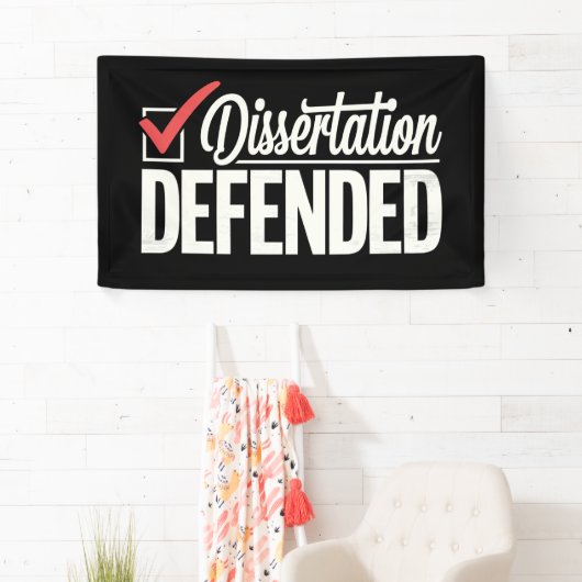 Dissertation verteidigter Doktortitel Abschluss Banner (Insitu)