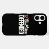 Dissertation verteidigter Doktortitel Abschluss Case-Mate iPhone Hülle (Rückseite (Horizontal))