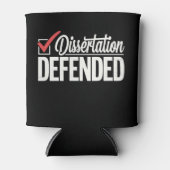 Dissertation verteidigter Doktortitel Abschluss Dosenkühler (Vorderseite)
