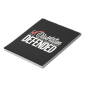 Dissertation verteidigter Doktortitel Abschluss Notizblock (Rotiert)