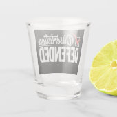 Dissertation verteidigter Doktortitel Abschluss Schnapsglas (Rückseite)