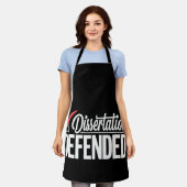 Dissertation verteidigter Doktortitel Abschluss Schürze (Getragen)