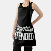 Dissertation verteidigter Doktortitel Abschluss Schürze (InSitu)