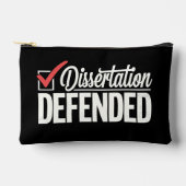 Dissertation verteidigter Doktortitel Abschluss Zubehörtasche (Vorderseite)