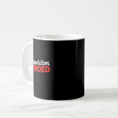 Dissertation verteidigter Phd Graduate Phd Abschlu Kaffeetasse (Vorderseite Links)