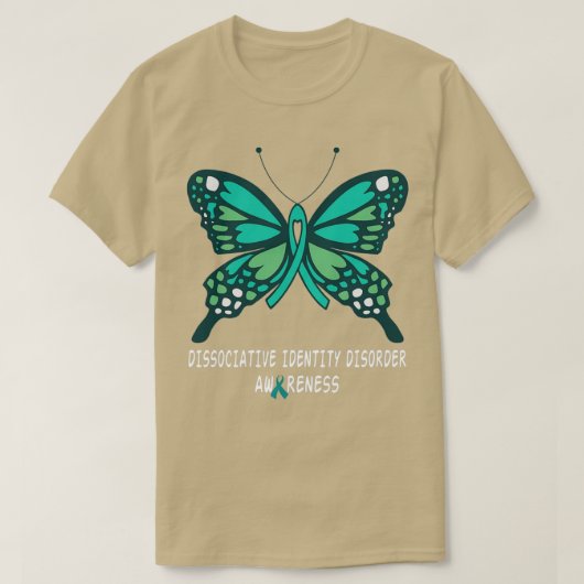 Dissociative Identity Disorder DID awareness butte T-Shirt (Design vorne)