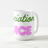 Dissoziations-Saft-Tasse Kaffeetasse (VorderseiteRechts)