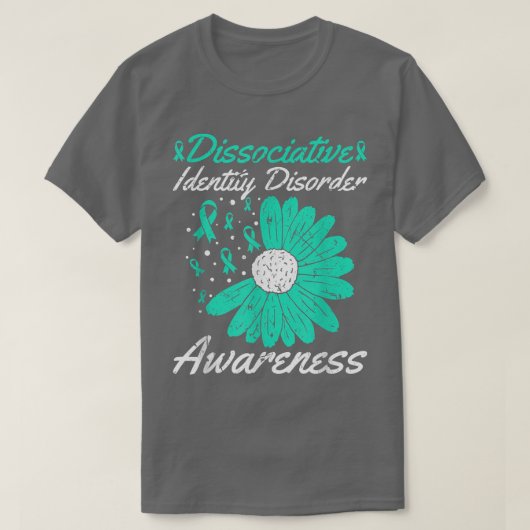 Dissoziative Identitätsstörung Mental Health Aware T-Shirt (Design vorne)