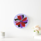 Dissy Blume Wall Clock Runde Wanduhr (Zuhause)