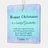 Distance Happy Christmas Großmutter Keramik Ornam Keramikornament (Links)