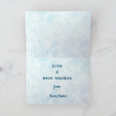 Distance Happy Christmas Mama und Stepdad Karte (Innenseite)