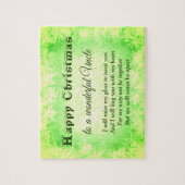 Distance Happy Christmas Onkel Puzzle (Vertikal)