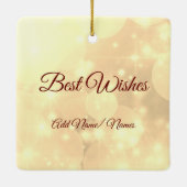 Distance Happy Holidays Vater und Stepama Keramikornament (Rückseite)