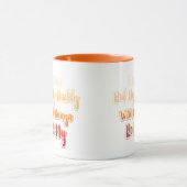 Distance Long Distance Father Daughter Papa Coffee Tasse (Zentrum)
