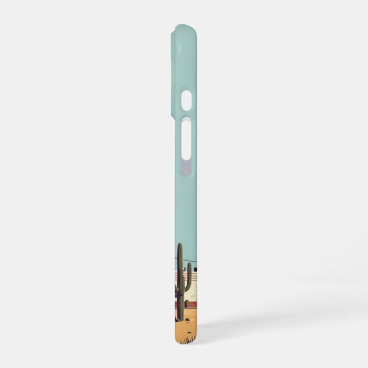 Distant Fuel Stop iPhone 16 Hülle (Linke Seite)