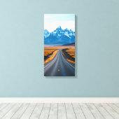 Distant Mountain Peaks Leinwanddruck (Insitu (Holzboden))