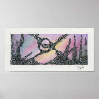 Distant Sunset Poster