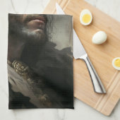 Distant War Geschirrtuch (Viertel Falte)