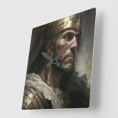 Distant War Quadratische Wanduhr (Winkel)