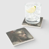 Distant War Steinuntersetzer (Seitenansicht)