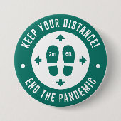 Distanz behalten button (Vorderseite)