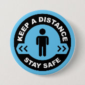 Distanz behalten button (Vorderseite)