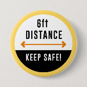 Distanz behalten button (Vorderseite)